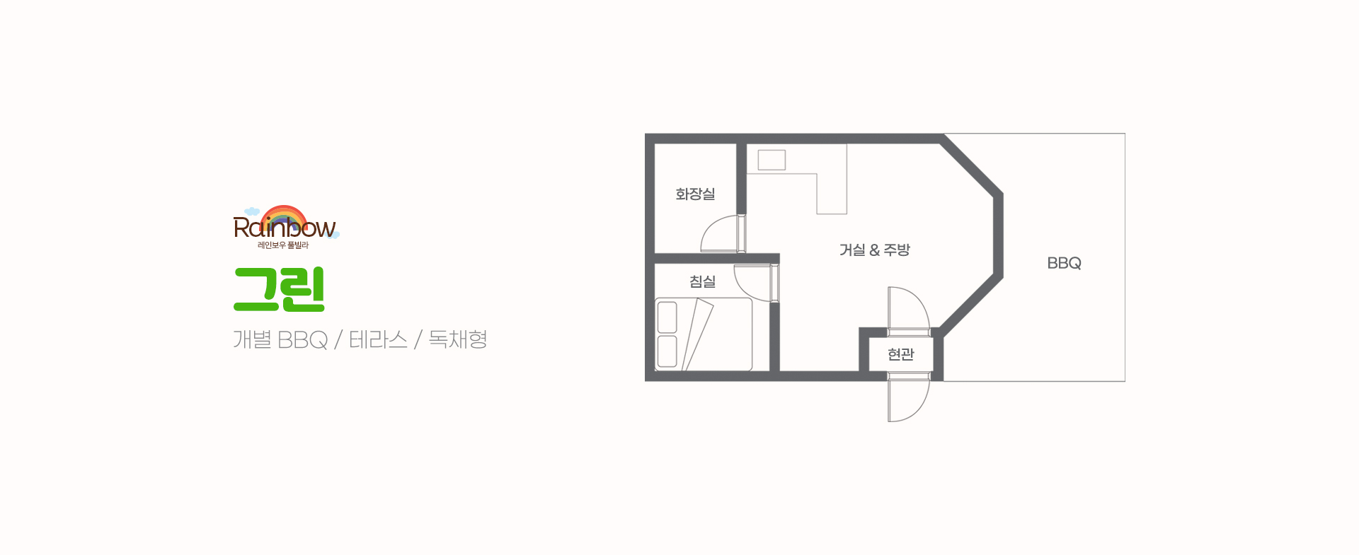객실 평면도